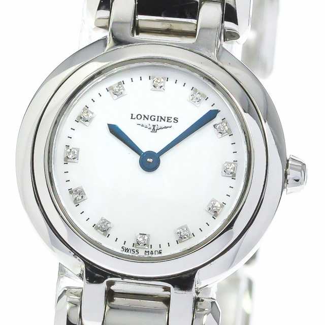 ロンジン LONGINES L8.109.4 プリマルナ 12Pダイヤモンド クォーツ レディース _769560 腕時計レディース