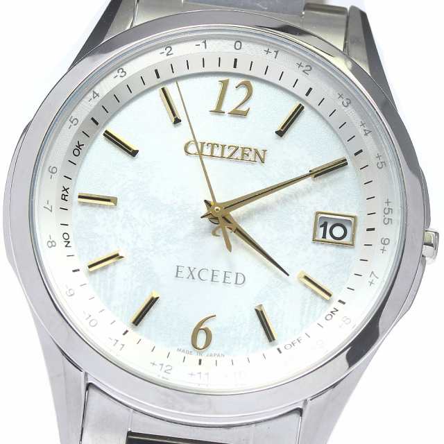 シチズン CITIZEN CB1110-70A/H149-A1C5D01 エクシード 特定店限定モデル 300本 デイト ソーラー電波 メンズ 良品 _776954