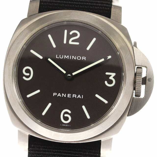 【値下げ】 ルミノールベース PAM00116 PANERAI パネライ 手巻き 箱 メンズ ルミノール ベース