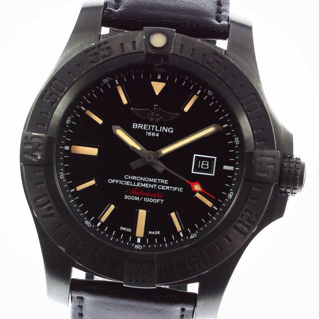 ブライトリング BREITLING V17310 アベンジャー ブラックバード デイト 自動巻き メンズ 箱・保証書付き_780979の通販は