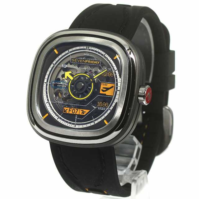 セブンフライデー SEVENFRIDAY SF-T3 ランウェイ07 自動巻き メンズ 美品 保証書付き_783564