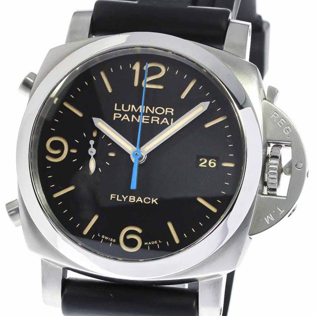 パネライ PANERAI PAM00524 ルミノール クロノ フライバック クロノグラフ デイト 自動巻き メンズ 良品 _780057の通販は