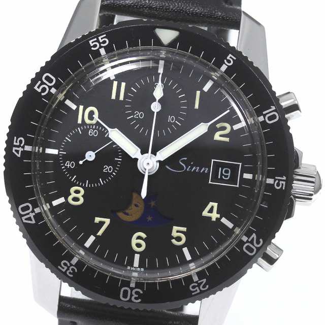 ジン Sinn 103 クロノグラフ ムーンフェイズ 自動巻き メンズ _766508の通販は