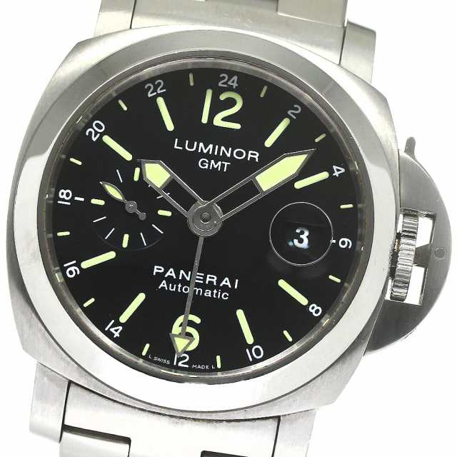 パネライ PANERAI PAM00297 ルミノール GMT デイト スモールセコンド 自動巻き メンズ _780071｜au PAY マーケット