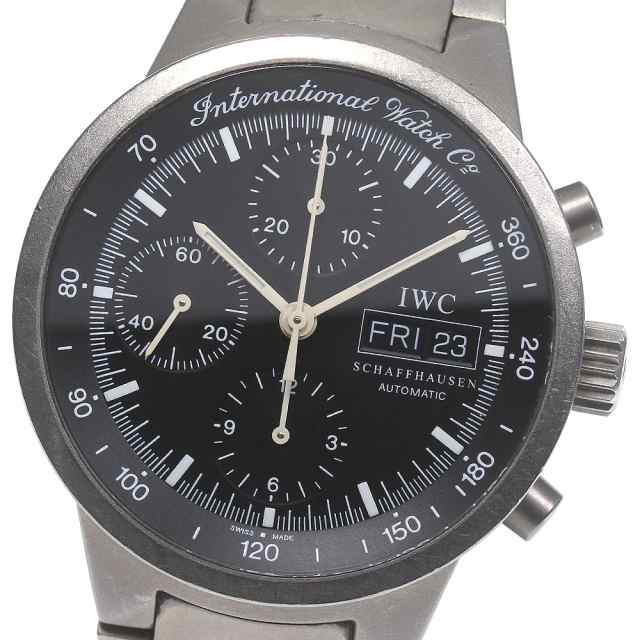 IWC IWC SCHAFFHAUSEN IW370703 シャフハウゼン GST クロノグラフ デイデイト 自動巻き メンズ 保証書付き_783143