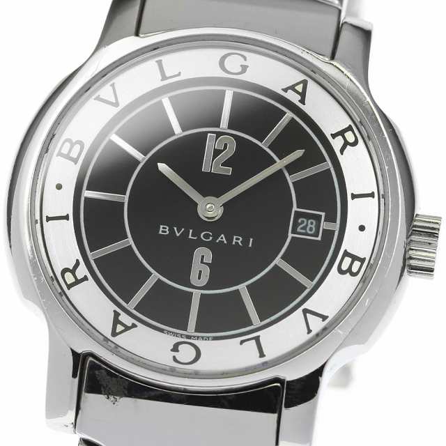 ブルガリ BVLGARI ST29S ソロテンポ デイト クォーツ レディース _783806｜au PAY マーケット