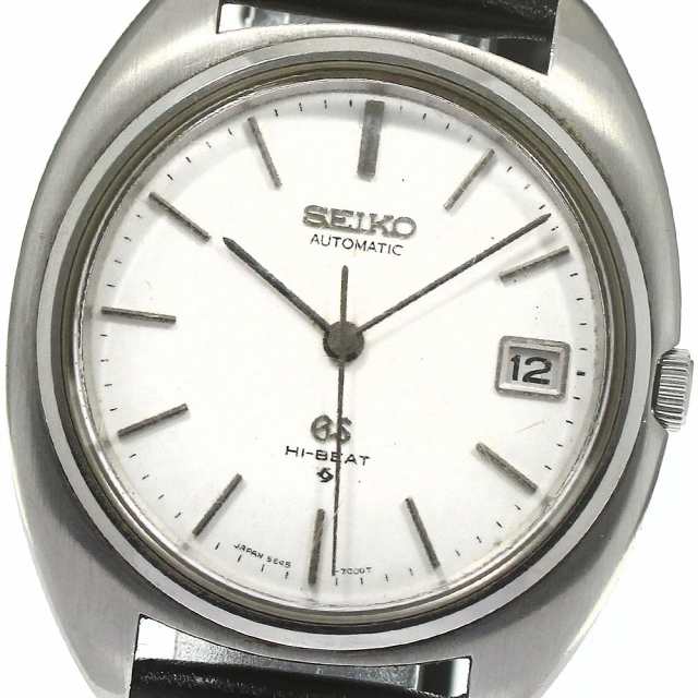 訳あり セイコー SEIKO 5645-7000 グランドセイコー デイト 自動巻き メンズ _777798｜au PAY マーケット