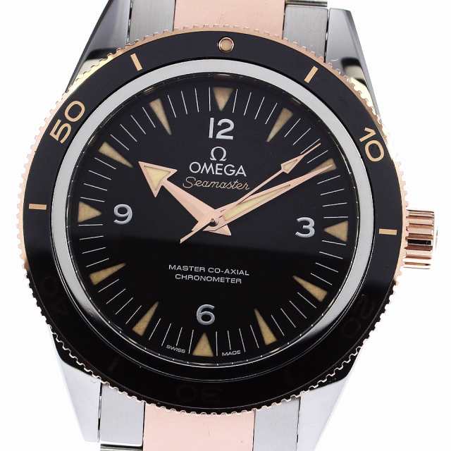 オメガ OMEGA 233.20.41.21.01.001 シーマスター300 マスターコーアクシャル クロノメーター 自動巻き メンズ 良品  _782610｜au PAY マーケット