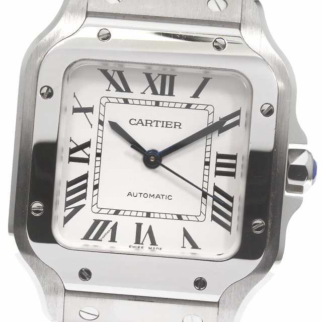 カルティエ CARTIER WSSA0010 サントス ドゥ カルティエ MM 自動巻き メンズ 良品 保証書付き_784206｜au PAY  マーケット