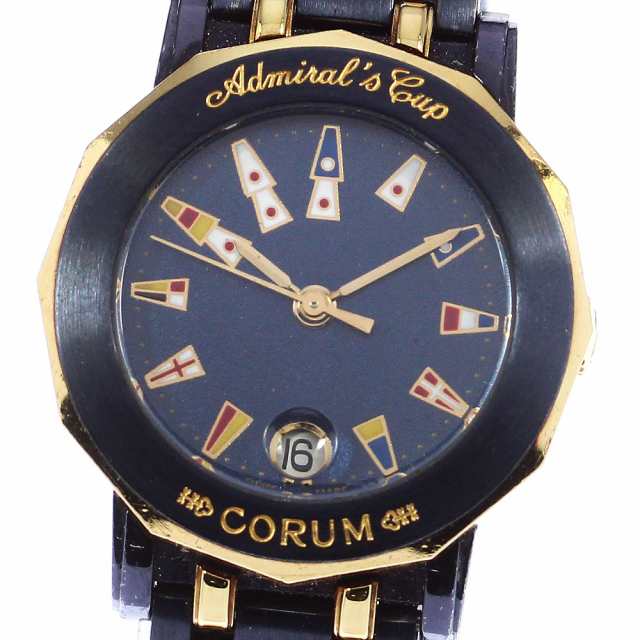 コルム CORUM 39.130.31 V585 アドミラルズカップ ガンブルー クォーツ 