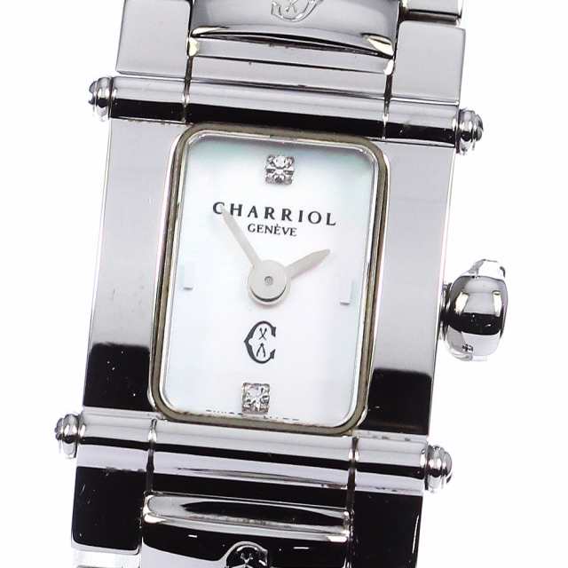 シャリオール CHARRIOL INTRM9 コロンブス 2Pダイヤ クォーツ レディース _785427の通販は