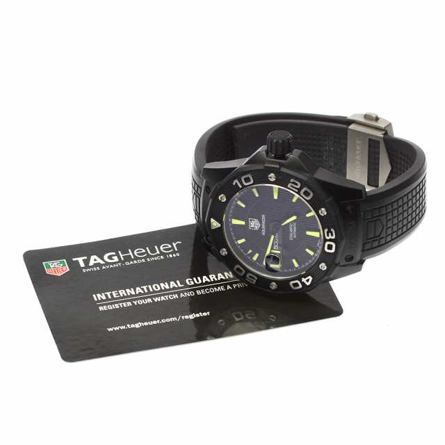 タグホイヤー TAG HEUER WAJ2180 アクアレーサー キャリバー5 デイト 自動巻き メンズ 良品 保証書付き_785874EBK機能特徴  - 腕時計(アナログ)