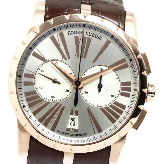 ロジェ・デュブイ ROGER DUBUIS RDDBEX0390 エクスカリバー 42 クロノグラフ マイクロローター 自動巻き メンズ 美品 _768994の通販は