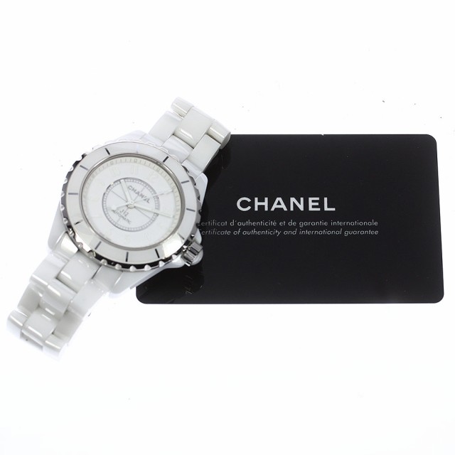 シャネル CHANEL H3443 J12 ホワイトファントム 自動巻き メンズ 保証書付き_776491の通販はau PAY マーケット -  CLOSER | au PAY マーケット－通販サイト