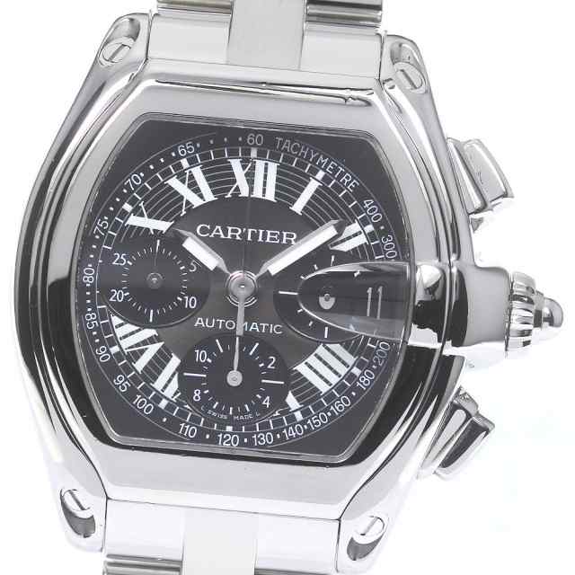 カルティエ CARTIER W62007X6 ロードスターXL クロノグラフ デイト 自動巻き メンズ 良品 _790493の通販は 635,800円