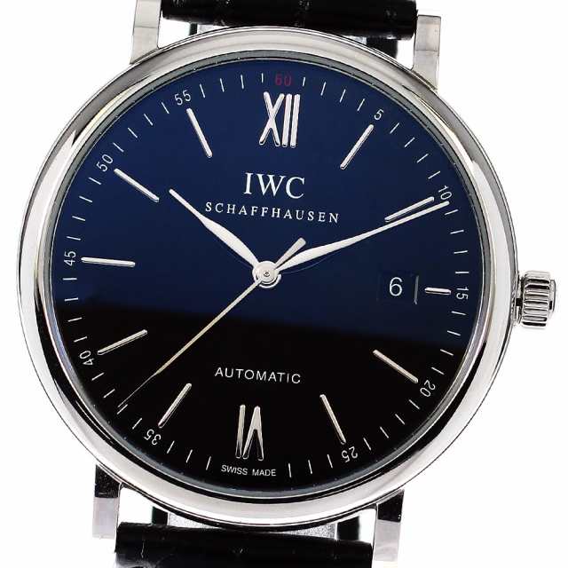 【お1人様1点限り】 IWC SCHAFFHAUSEN IW356502 ポートフィノ デイト 自動巻き ポートフィノ