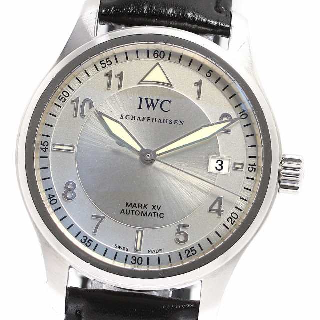 IWC SCHAFFHAUSEN IW325313 スピットファイヤー マークXV デイト 自動巻き メンズ 良品 _793114【ev10】｜au  PAY マーケット