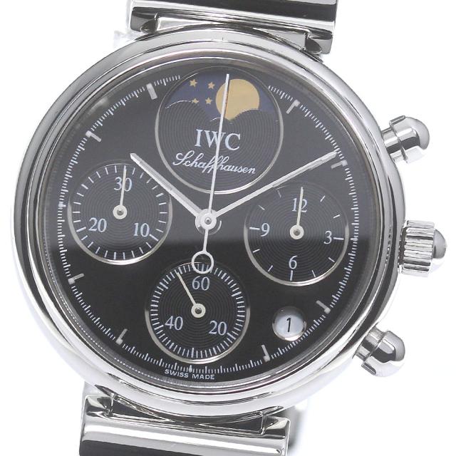 IWC SCHAFFHAUSEN IW373605 リトルダヴィンチ クロノグラフ ムーンフェイズ クォーツ レディース 保証書付き_790890【ev20】の通販は