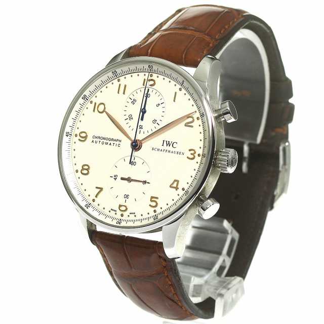 IWC SCHAFFHAUSEN IW371401 ポルトギーゼ クロノグラフ 自動巻き ...