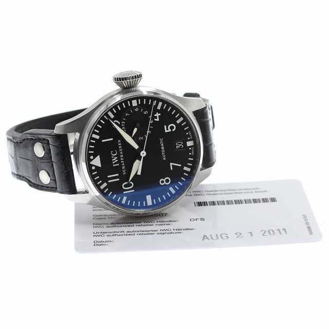 IWC IWC SCHAFFHAUSEN IW500401 ビッグパイロットウォッチ 7デイズ 自動巻き メンズ 保証書付き_794429