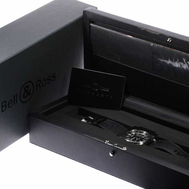 ベル＆ロス Bell＆Ross BR0396-SI-ST/SCA グランドデイト BR03-96 自動巻き メンズ 良品 箱・保証書付き_794943