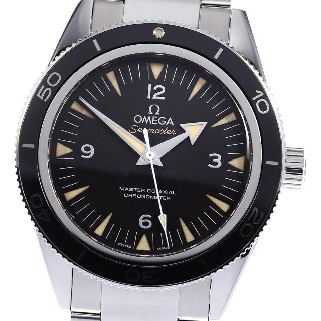 オメガ OMEGA 233.30.41.21.01.001 シーマスター300 マスターコーアクシャル 自動巻き メンズ 美品 箱・保証書付き_795132の通販は