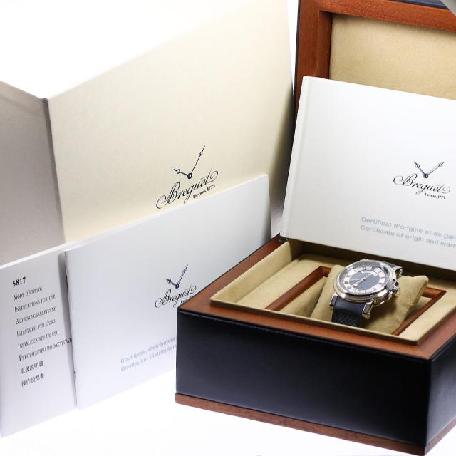 ブレゲ Breguet 5817ST/V2/5V8 マリーン2 ラージデイト 自動巻き メンズ 箱・保証書付き_791012の通販は
