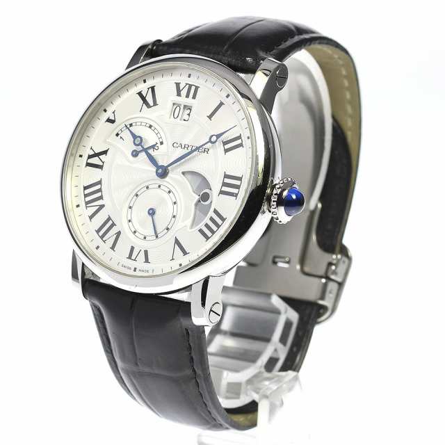 カルティエ CARTIER W1556368 ロトンド ドゥ カルティエ グランドデイト レトログラード 自動巻き メンズ _792402