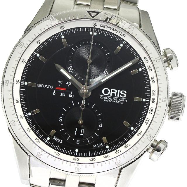 オリス ORIS 7661-01 アーティックス GT クロノグラフ 自動巻き メンズ 良品 保証書付き_795708【ev20】の通販は