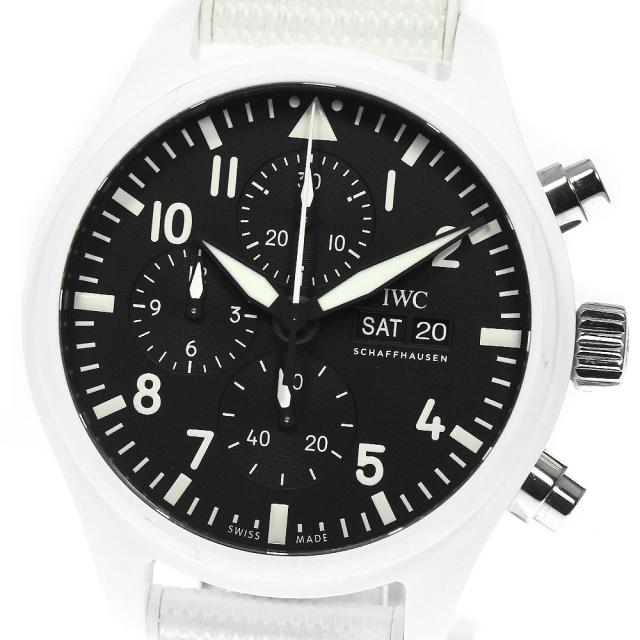 IWC IWC SCHAFFHAUSEN IW389105 パイロット・ウォッチ・クロノグラフ・トップガン “レイク・タホ” 自動巻き メンズ _800095の通販は