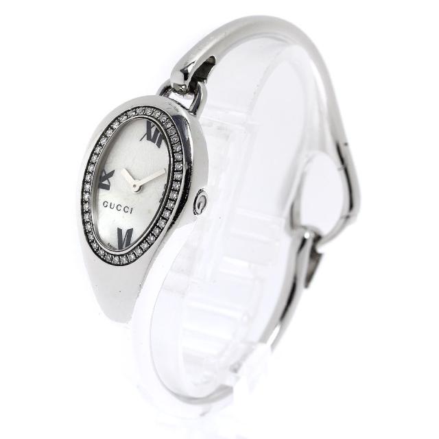 グッチ GUCCI 103 ホースビット フローラ ダイヤベゼル クォーツ