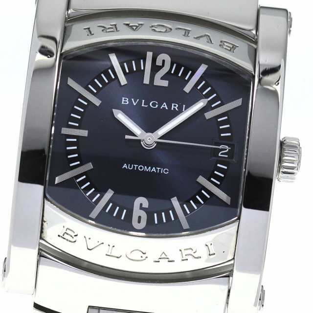 ブルガリ BVLGARI AA44S アショーマ デイト 自動巻き メンズ 良品 _797385