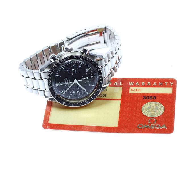 オメガ OMEGA 3510.50 スピードマスター クロノグラフ 自動巻き メンズ 良品 保証書付き_676233の通販は