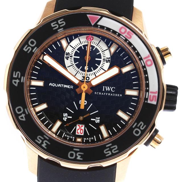 IWC IWC SCHAFFHAUSEN IW376903 アクアタイマー K18PG デイト 自動巻き メンズ 美品 _800711の通販は