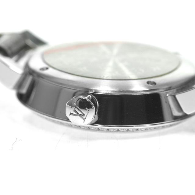 ルイ・ヴィトン LOUIS VUITTON Q12MF タンブール モノグラム ダイヤベゼル 8Pダイヤ クォーツ レディース 良品 _802193_4