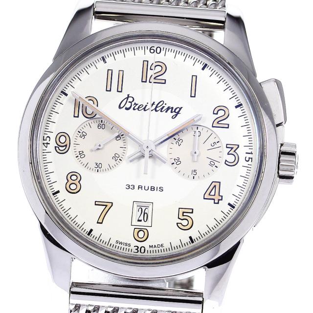 ブライトリング BREITLING AB1411 トランスオーシャン クロノグラフ 手巻き メンズ 内箱付き_791546【ev10】の通販は