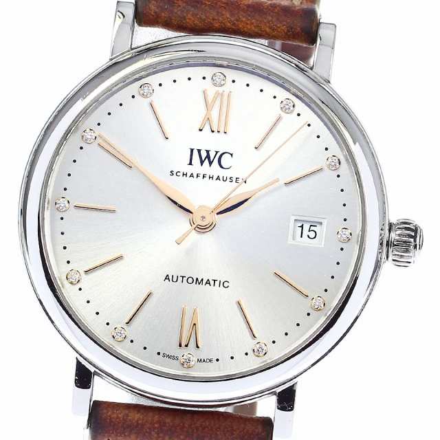 【大特価!!】 IW458601 SCHAFFHAUSEN IWC ポートフィノ 自動 12Pダイヤモンド ポートフィノ