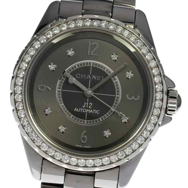 憧れの シャネル CHANEL H2566 J12 クロマティック ダイヤベゼル 8P J12