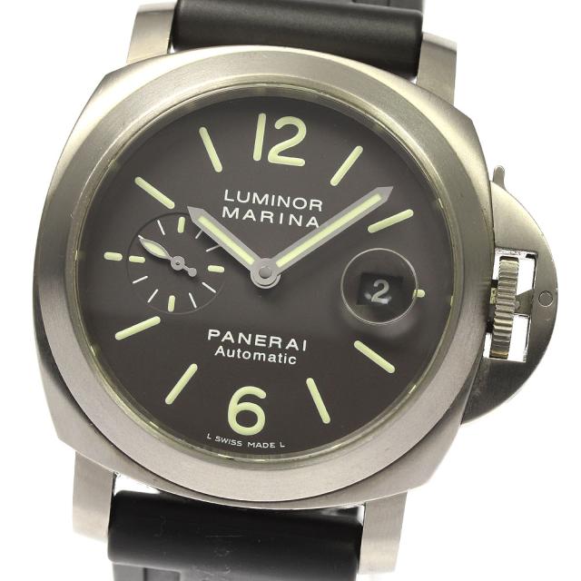 パネライ PANERAI PAM00240 ルミノール マリーナ デイト 自動巻き メンズ 良品 箱付き_806521【ev15】の通販は 227,609円