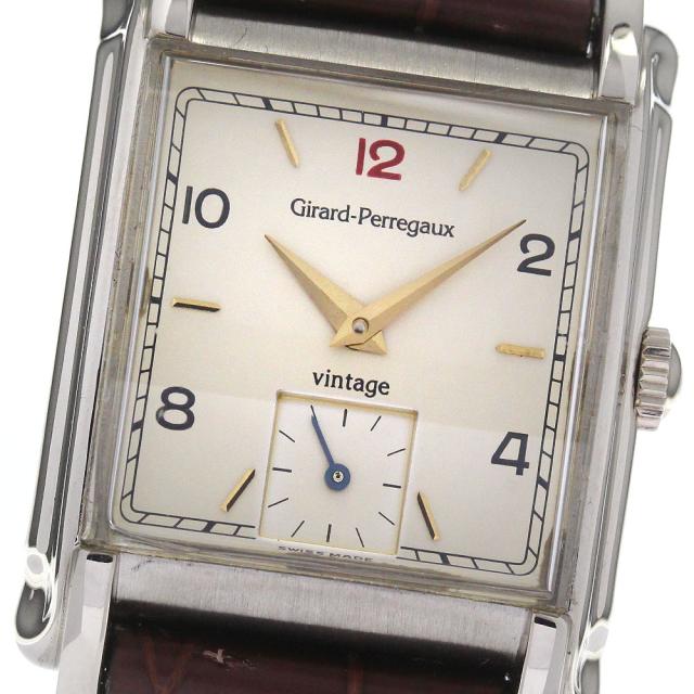 SALEで更にお買得 ジラール・ペルゴ K18WG ヴィンテージ94 2550 GIRARD-PERREGAUX ジラール・ペルゴ
