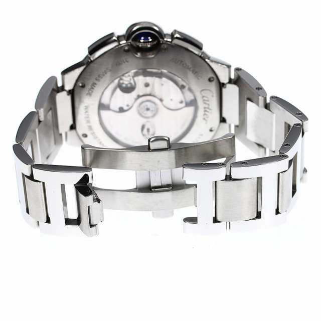 人気特価 カルティエ CARTIER W6920025 バロンブルーLM クロノグラフ 自動 その他