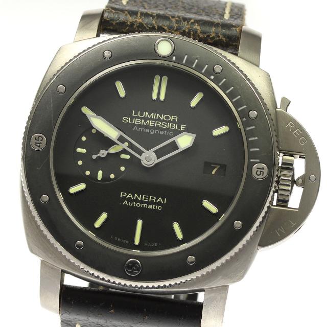 パネライ PANERAI PAM00389 ルミノール1950 サブマーシブル アマグネティック3デイズ チタニオ 自動巻き メンズ 箱・保証書付き_811240の通販は 900,482円