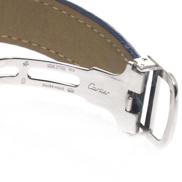カルティエ CARTIER WD600251 ロンドルイ K18WG ダイヤベゼル 手巻き レディース _800507 カルティエ CARTIER WD600251 ロンドルイ K18WG ダイヤベゼル 手巻き