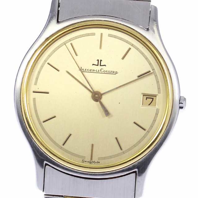 ジャガー・ルクルト JAEGER-LECOULTRE 140.113.5 YGベゼル クォーツ メンズ _811071