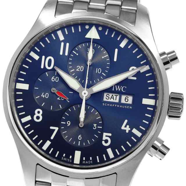 IWC SCHAFFHAUSEN IW377717 パイロットウォッチ プティ・プランス クロノグラフ 自動巻き メンズ 良品 箱・保証書付き_811368の通販は