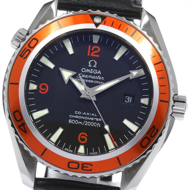 オメガ OMEGA 2908.50.38 シーマスター プラネットオーシャン600 コーアクシャル 自動巻き メンズ 保証書付き_810025【ev10】の通販は