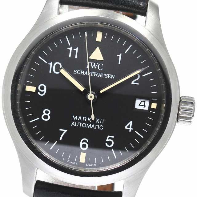 IWC IWC SCHAFFHAUSEN IW324102 パイロットウォッチ マークXII デイト 自動巻き メンズ _812347の通販はau  PAY マーケット - CLOSER | au PAY マーケット－通販サイト