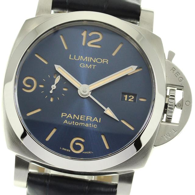 パネライ PANERAI PAM01033 ルミノール GMT 自動巻き メンズ 良品 箱・保証書付き_811418の通販は