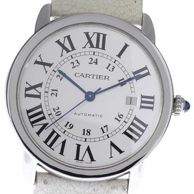 カルティエ CARTIER W6701010 ロンドソロXL デイト 自動巻き メンズ _814806の通販は 201,300円