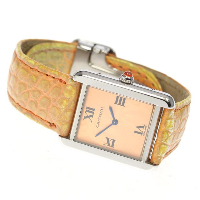 カルティエ CARTIER W1019455 タンクソロ SM クォーツ レディース _814948【ev10】の通販は